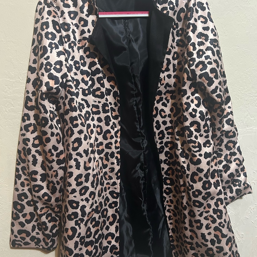 Leopard Print Women's Coat